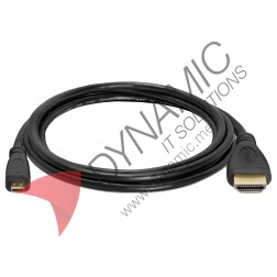 Micro HDMI to HDMI Cable Gold-Plated 3D 4K 1080P (3m)
