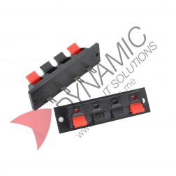 Single Row 4 Pins Speaker Terminal Connectors