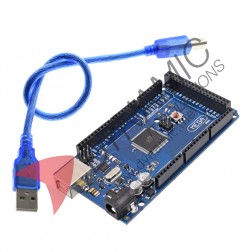 Arduino MEGA 2560 R3 ATmega16U2 Chip + USB Cable (Copy)