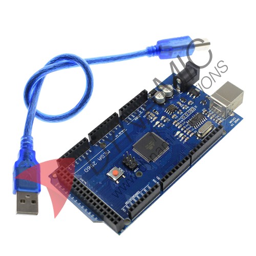 Arduino MEGA 2560 R3 ATmega16U2 Chip + USB Cable
