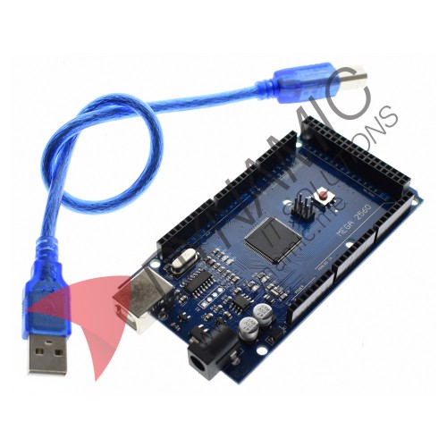 Arduino MEGA 2560 R3 CH340 Chip + USB Cable