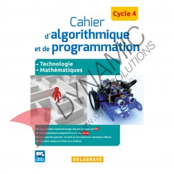 Cahier d'Algorithmique et de Programmation - Cycle 4 2016