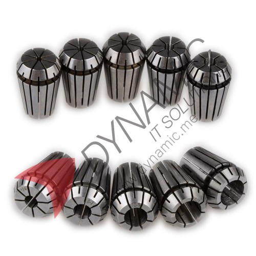 10pc ER20 Spring Collet Set For CNC Milling & Lathe - Precision Tool Holding Collets
