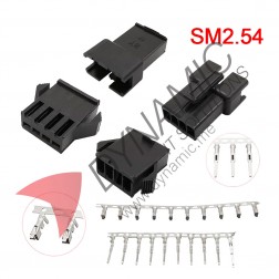 JST SM Connector Plug Male and Female 2.54mm
