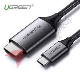 UGreen USB-C to 4k HDMI Male Aluminium 1.5m 50570