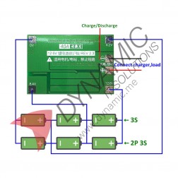 3S 40A Li-ion Lithium Battery Charger BMS