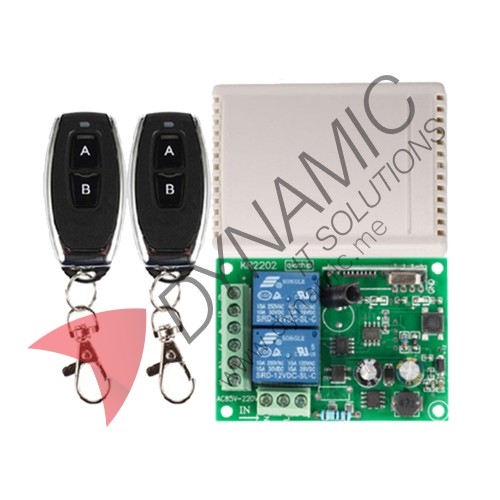 Wireless Control Switch AC 220V 10A With 2 Remote Controls