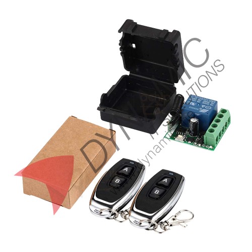 Wireless Control Switch DC 12V 10A With 2 Remote Controls