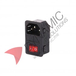 Fused Switch IEC320 C14 Inlet Power Socket