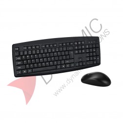 Micropack Wireless Keyboard and Mouse, Black KM-203W