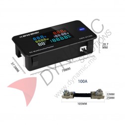 Digital Voltmeter Ammeter DC 0-200V 0-50A KWS-DC200