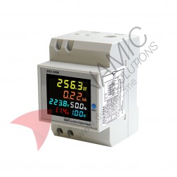 Din Rail Digital Voltmeter Ammeter Multi-functional Meter D52-2066