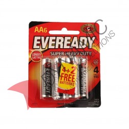 Eveready Battery AA 1.5V (6 pcs)