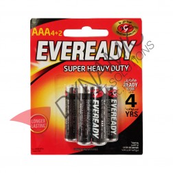 Eveready Battery AAA 1.5V (6 pcs)