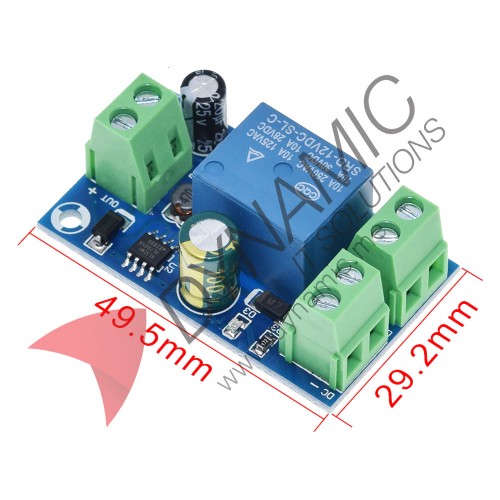 Power OFF Protection Module Dual DC Auto Switching 12V to 48V