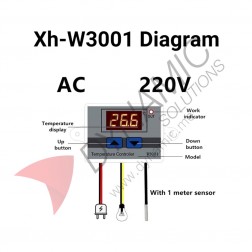 Digital Temperature Controller Switch HW-735 (220V)