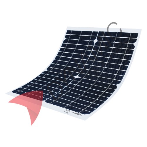 Flexible Solar Panel 20W for Camping (Dual USB, Type-C, Alligator)