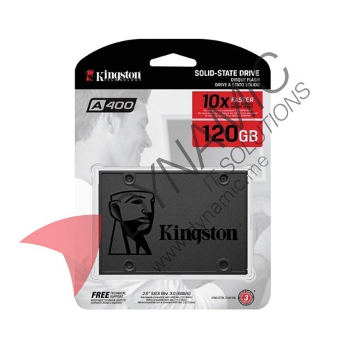 Kingston 120GB SATA 3 2.5" SSD - SA400S37/120G