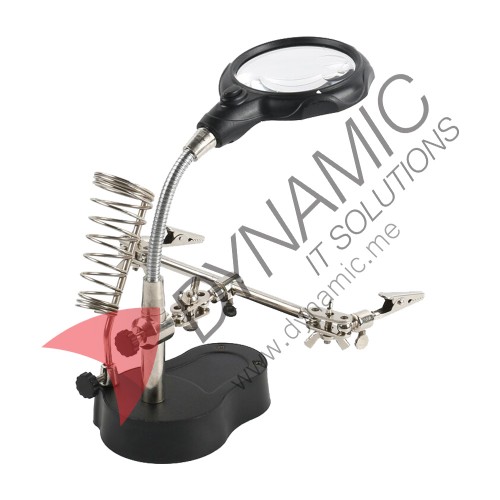 PCB Desktop Magnifier Clamp Soldering Holder